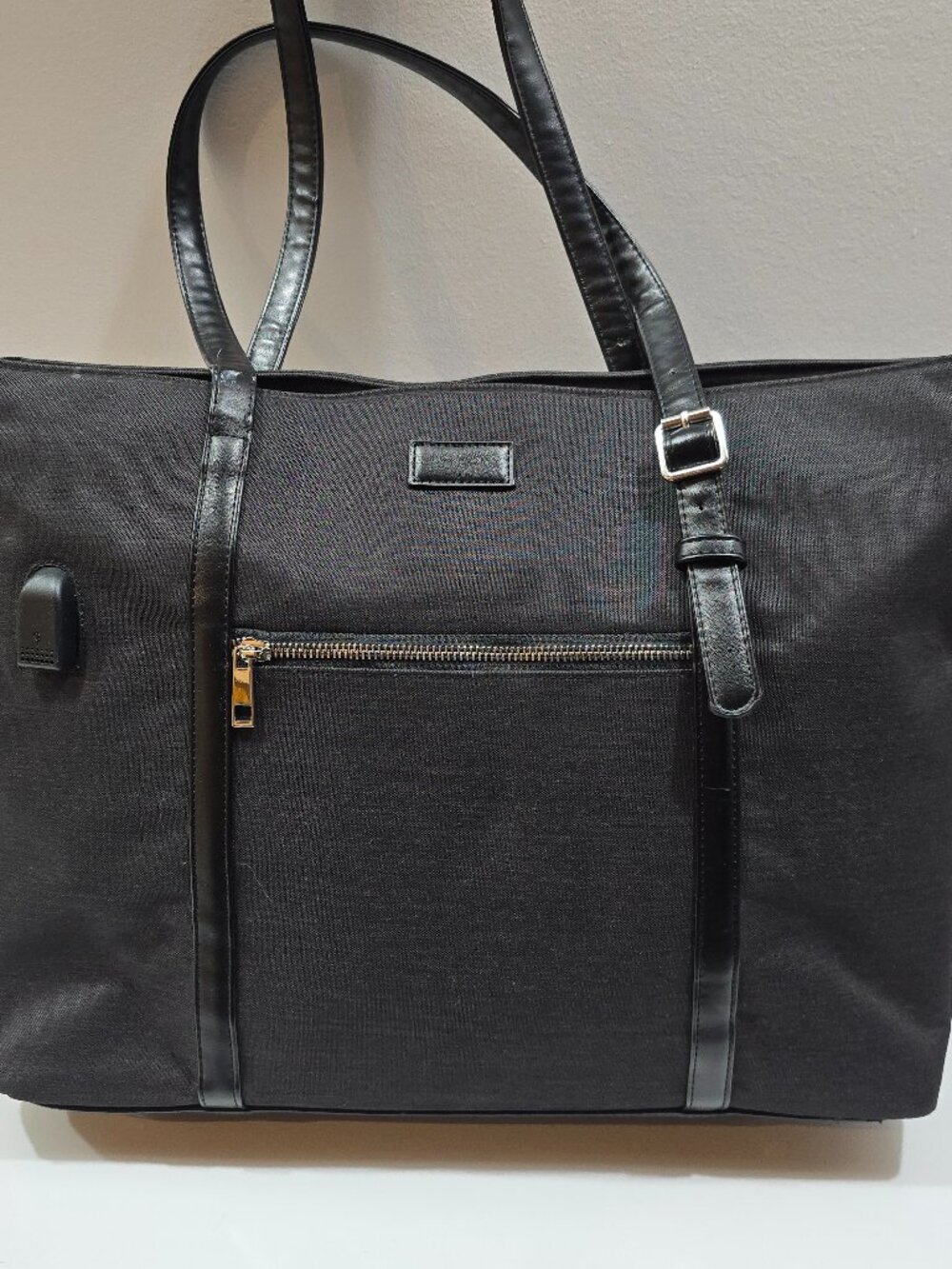 Black Tote Organizer Bag
